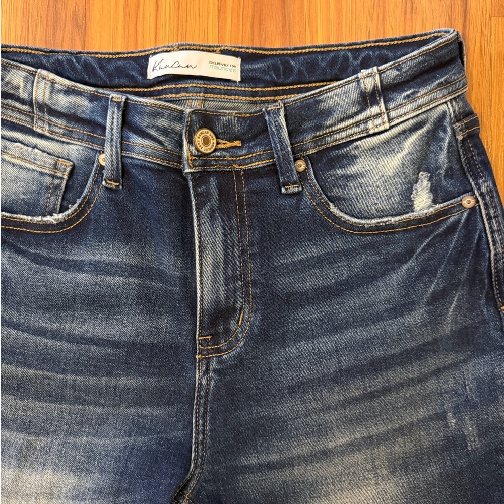 KanCan Dark Blue Denim Jeans - Picture 2 of 15